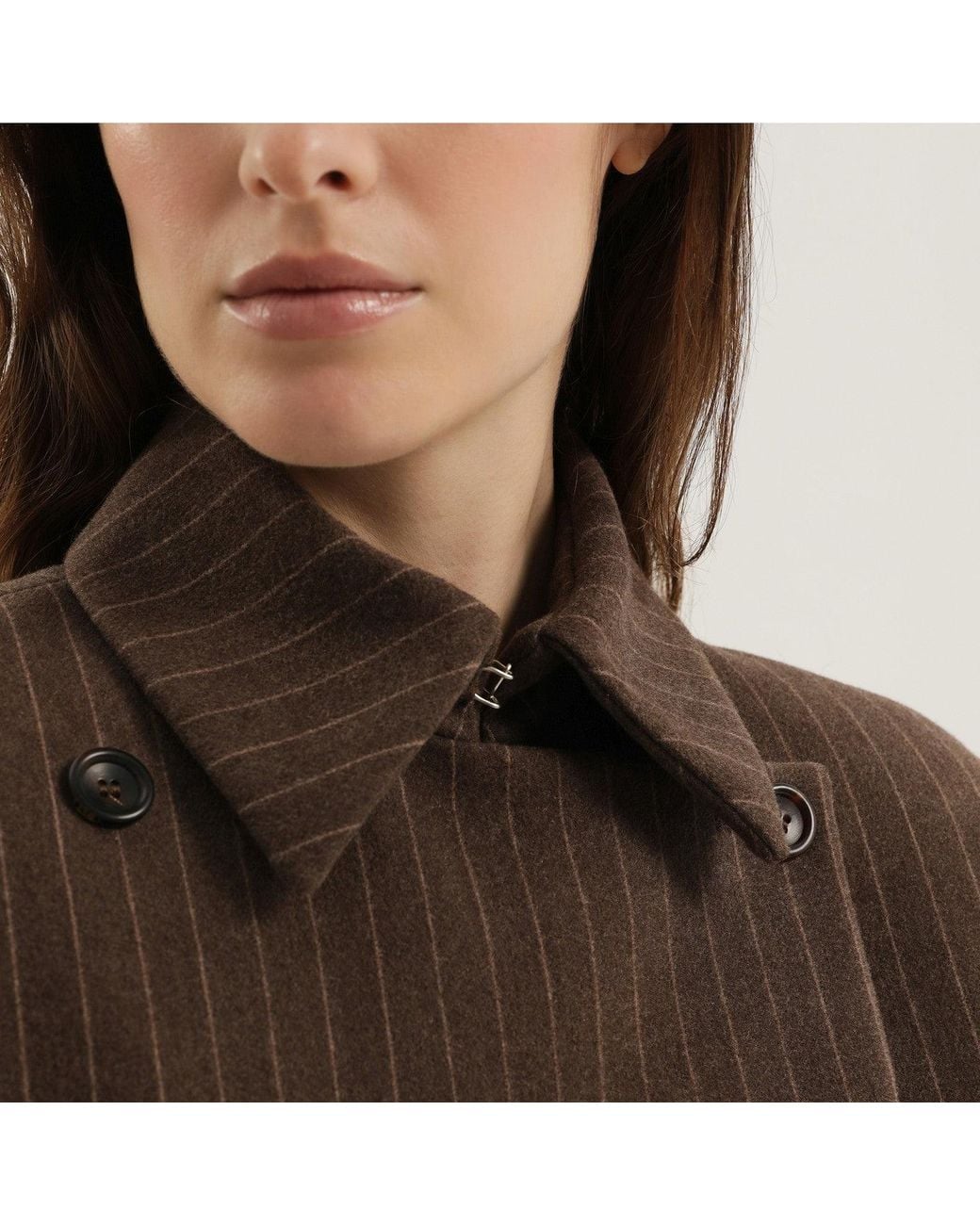 1989 STUDIO Black Double Breasted Striped Blazer