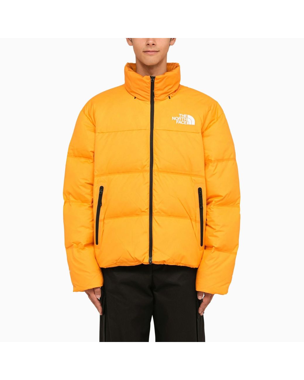 North face deals windbreaker orange