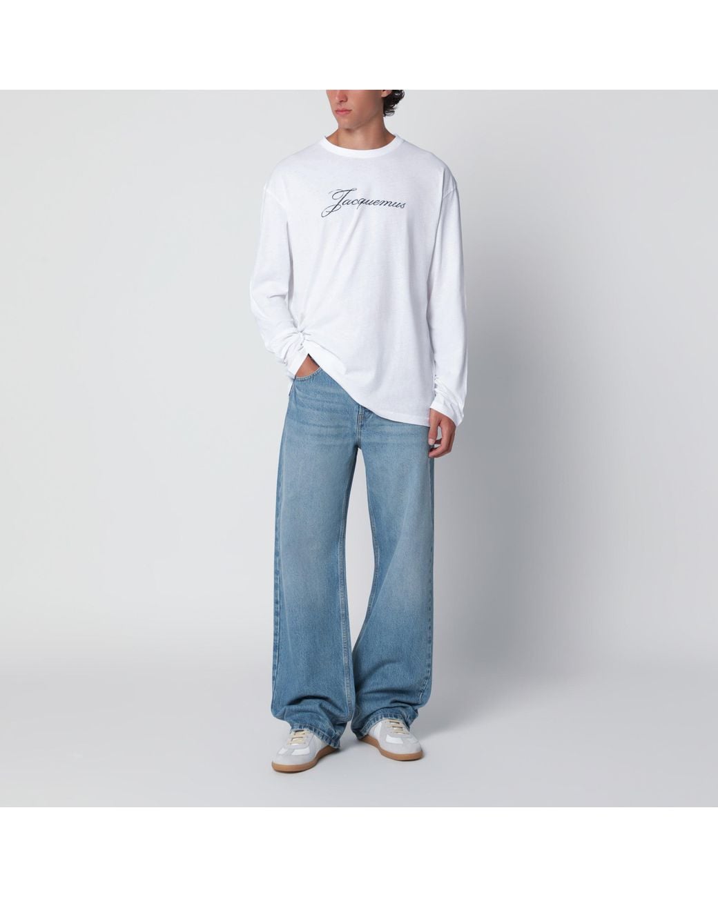 Jacquemus Blue Straight-Leg Jeans for men