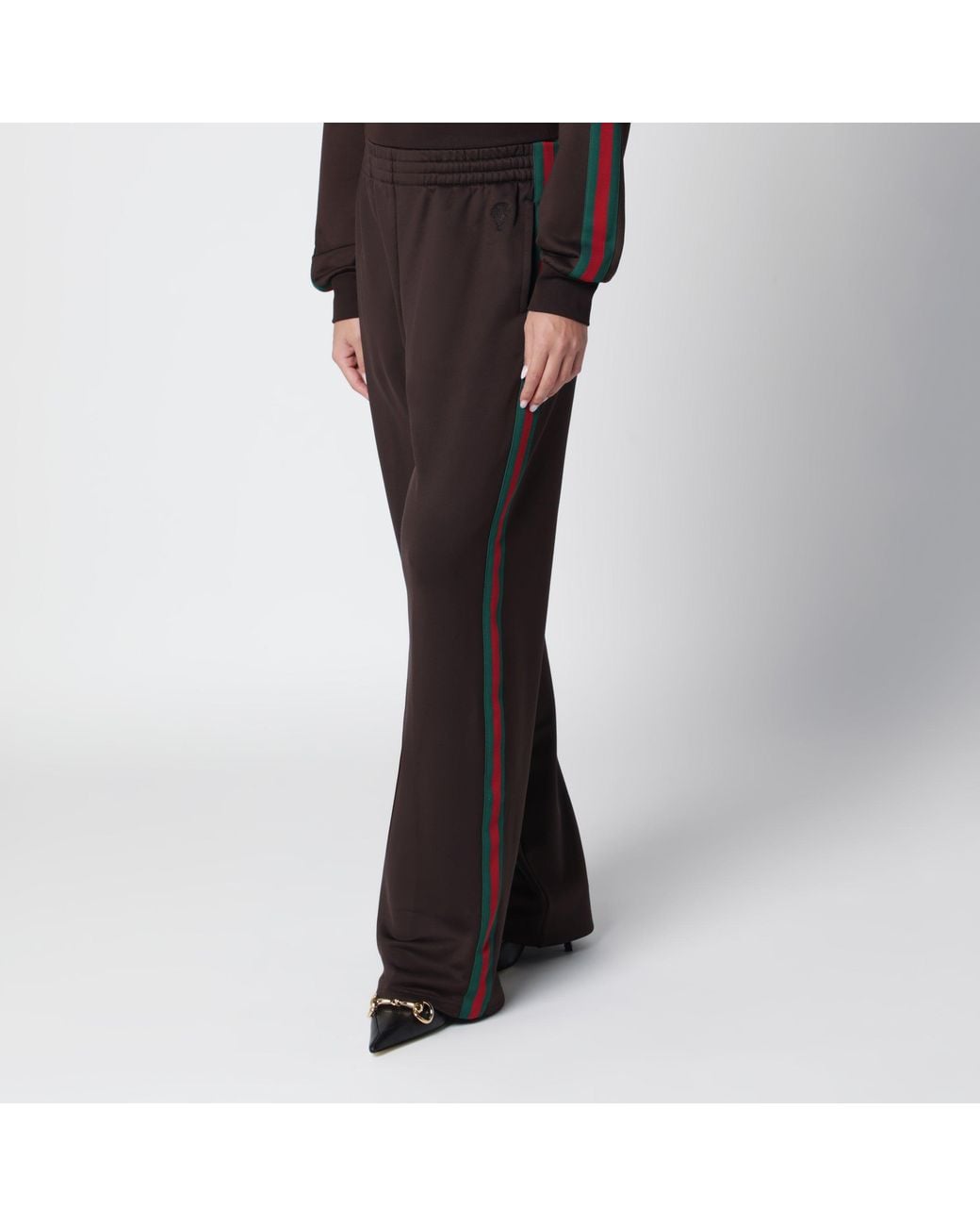 Gucci Black Deep Chocolate Leisure Trousers