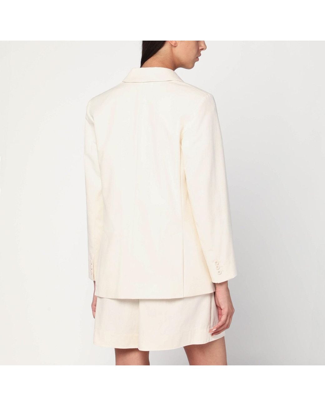 A.P.C. Natural Double-Breasted Jacket
