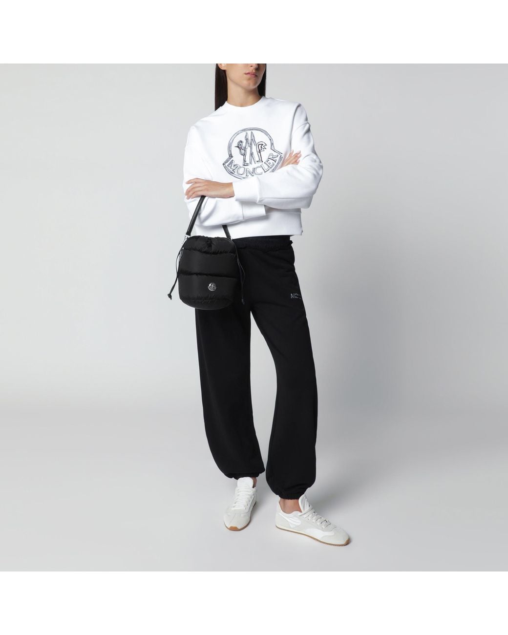 Borsa a secchiello caradoc nera di Moncler in Black