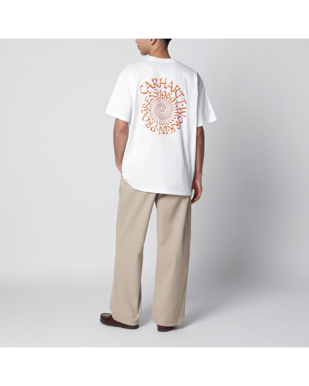 Carhartt White Spirals T-Shirt for men