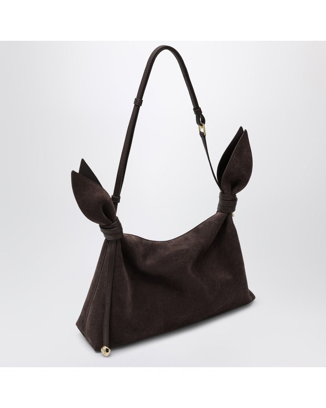 Loewe Black Medium Scarf Suede Bag