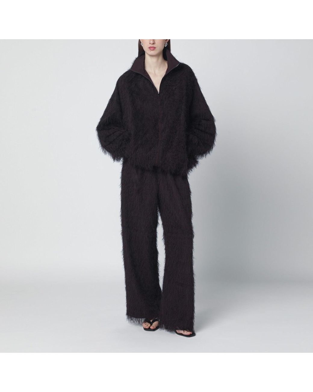 Frankie Shop Black Dark Fringed Trousers