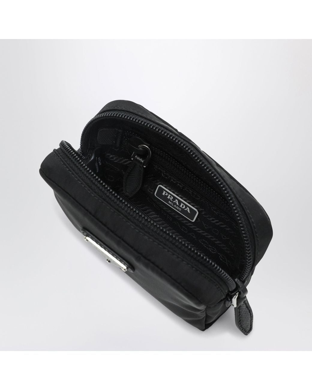 Prada Black Mini Re-Nylon Pouch Necessaire