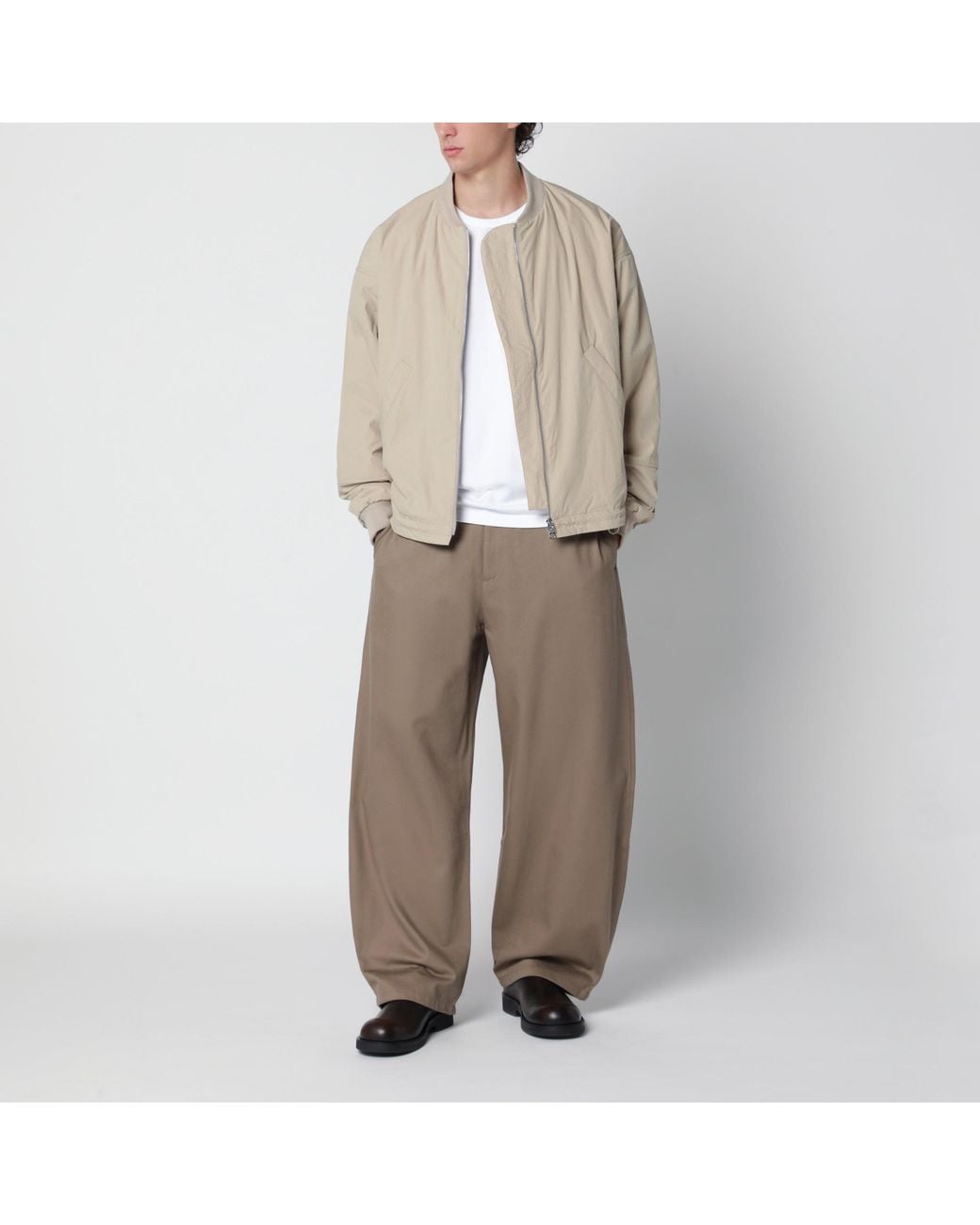 YMC Natural Zip-Up Bomber Jacket for men