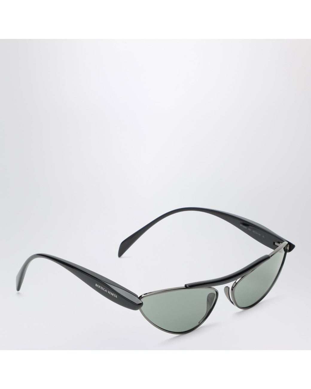 Bottega Veneta Metallic Oval Sunglasses