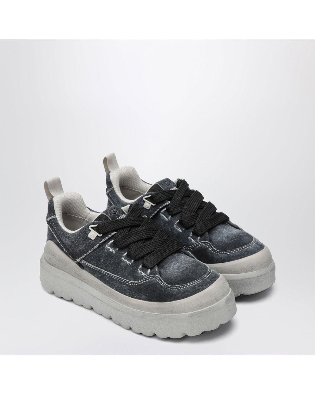 Ugg Gray Heritage Utility Knoll/Campfire Sneakers for men