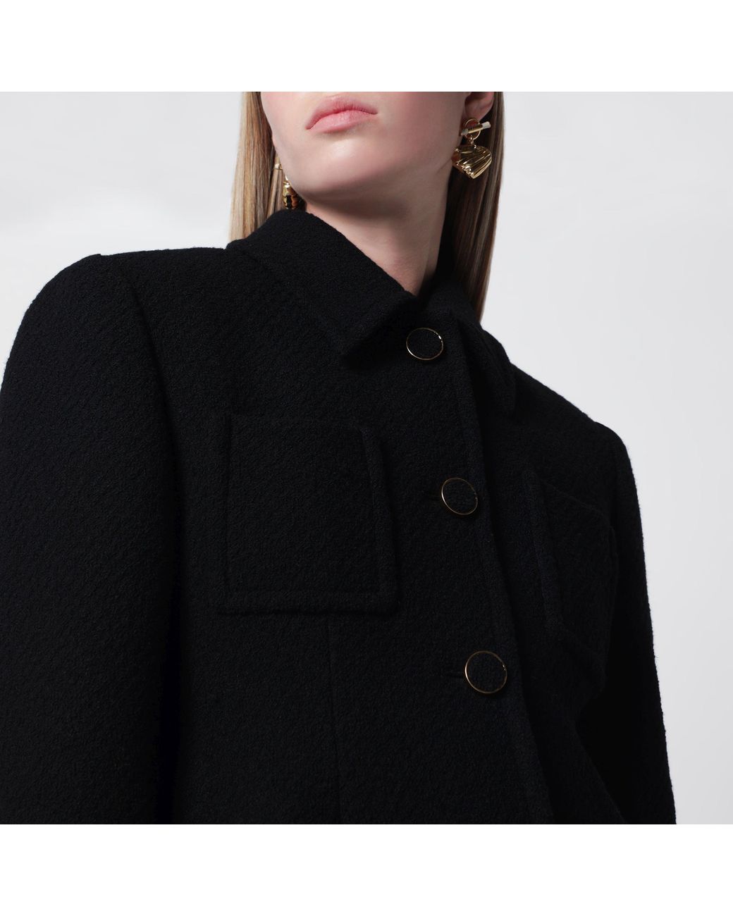 Chloé Black Wool-Blend Jacket