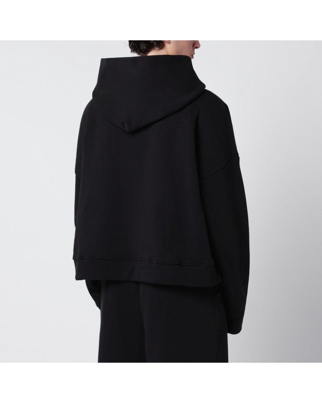 Entire studios Black Cotton Sweatshirt for men