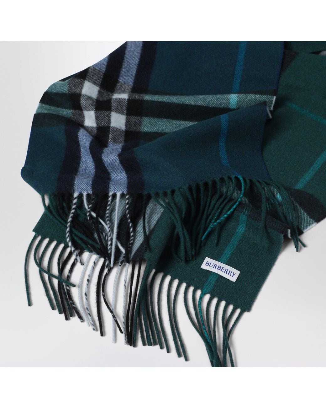 Sciarpa Blu di Burberry in Green da Uomo