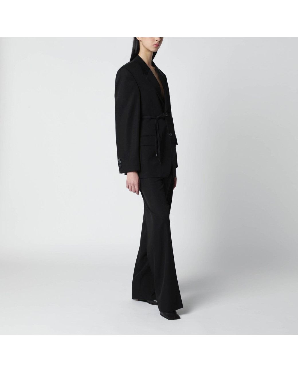 Balenciaga Black Wool Trousers
