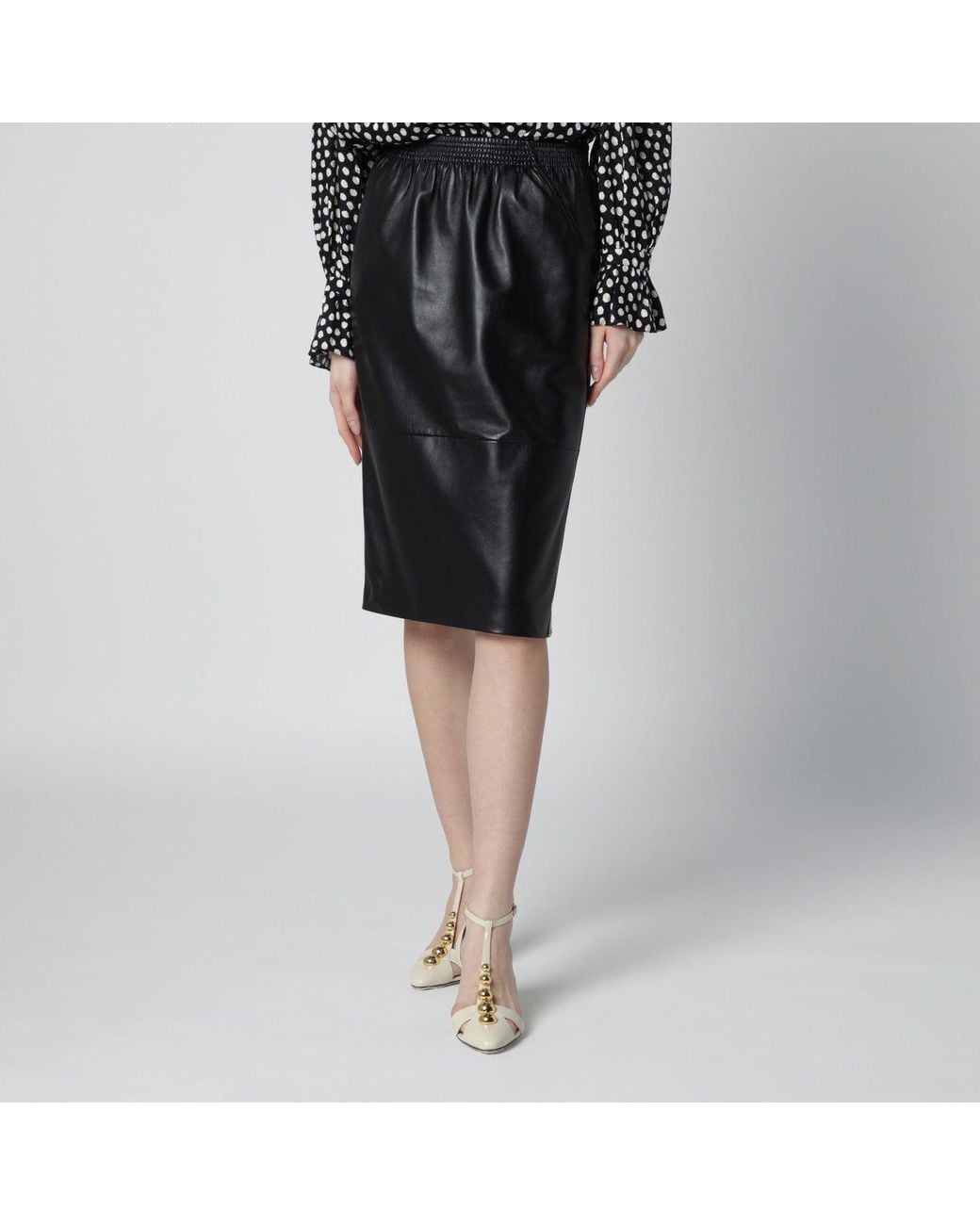 Chloé Black Pencil Skirt