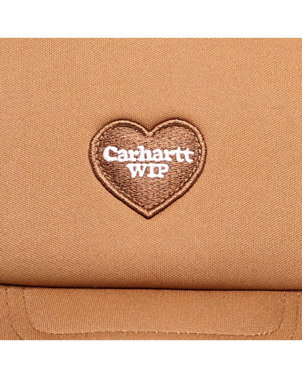 Carhartt Brown Heart Patch Trucker Cap Hamilton for men