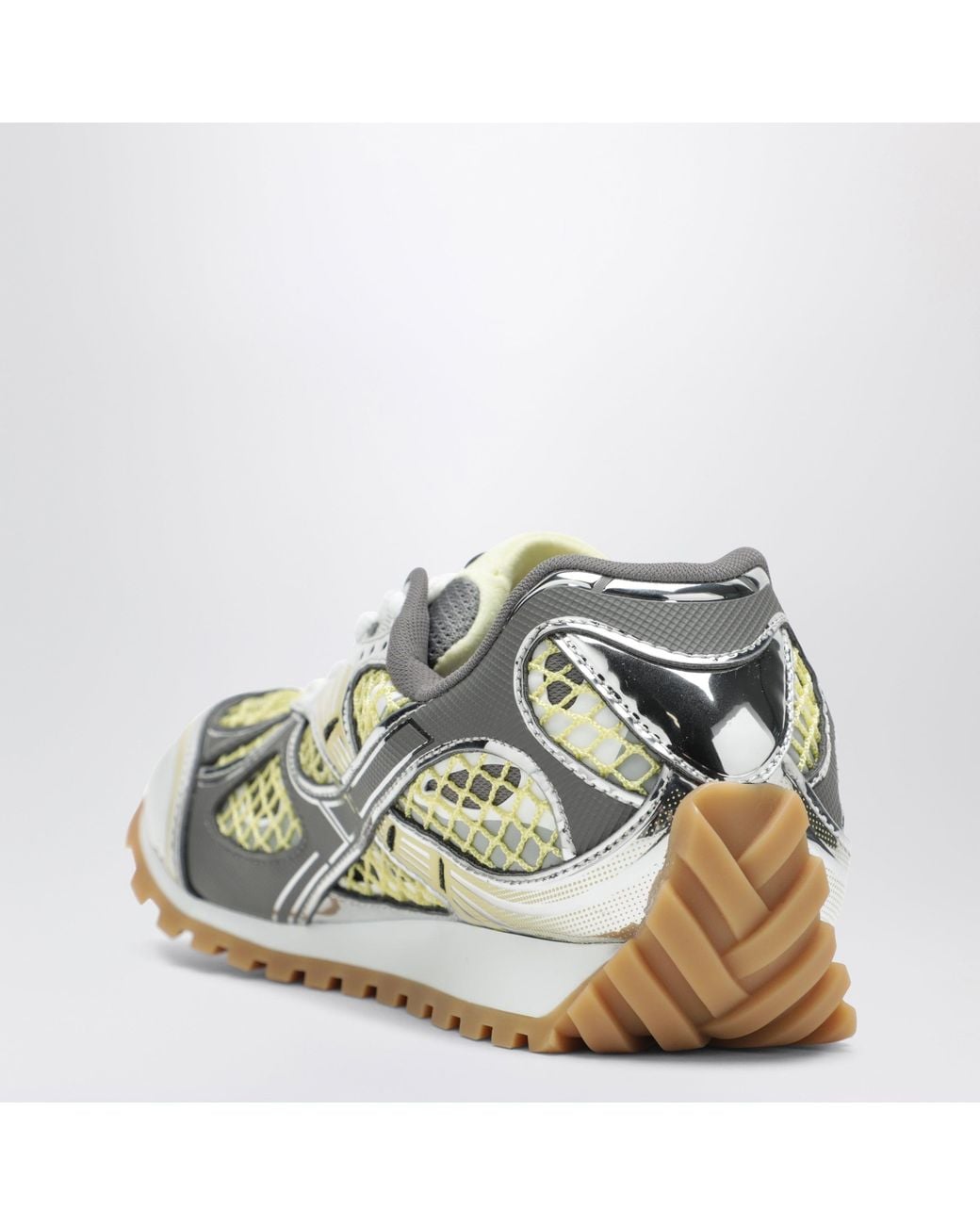 Bottega Veneta Metallic Orbit Zesty Basalt Sneakers