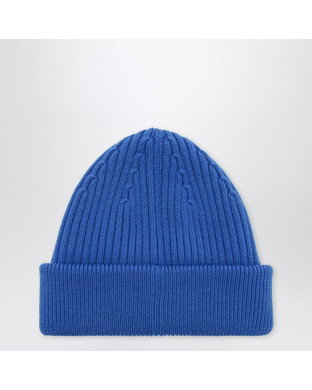 Loewe Blue Electric Wool Beanie With Embroidered Logo