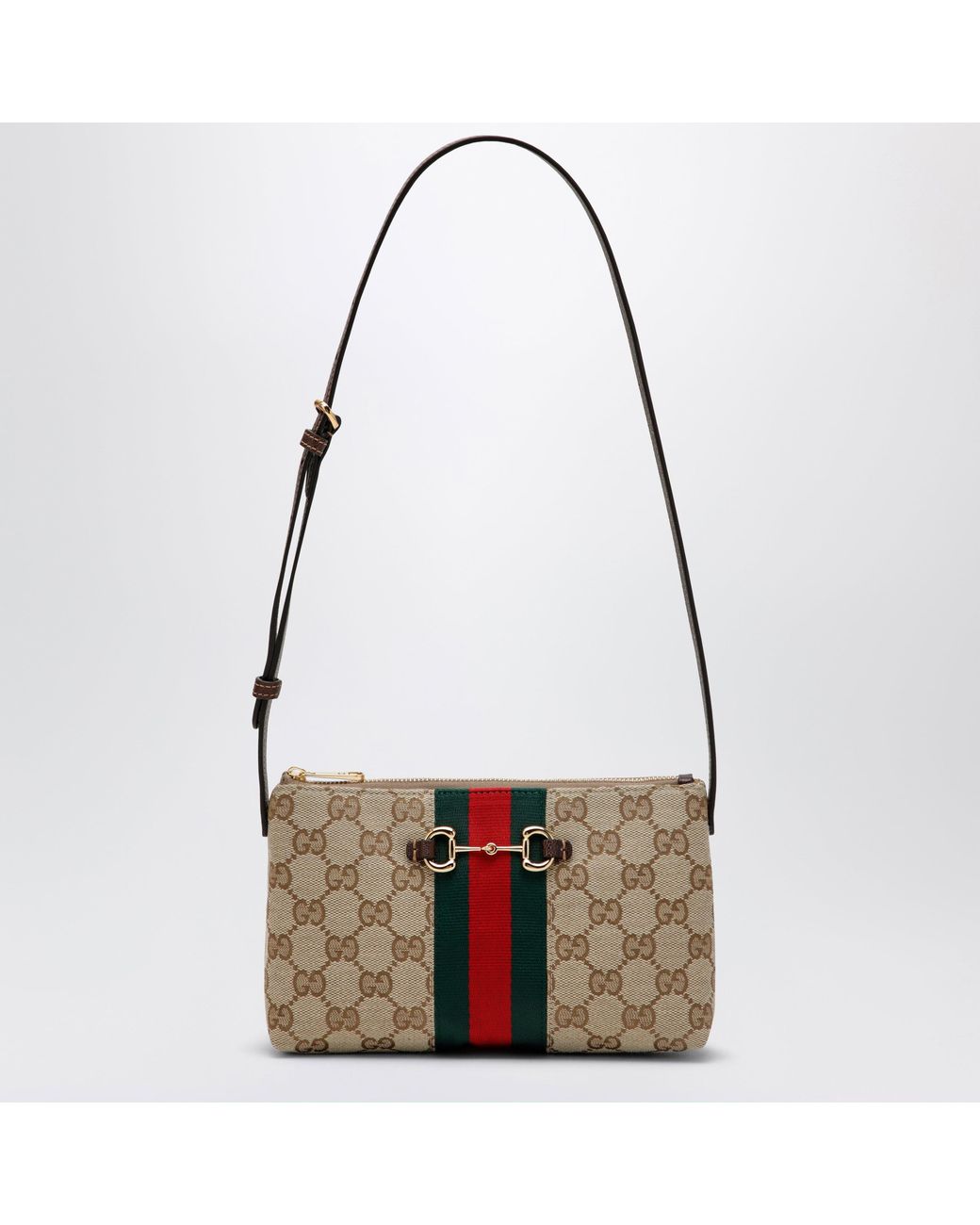Gucci Natural Gg Fabric Shoulder Bag