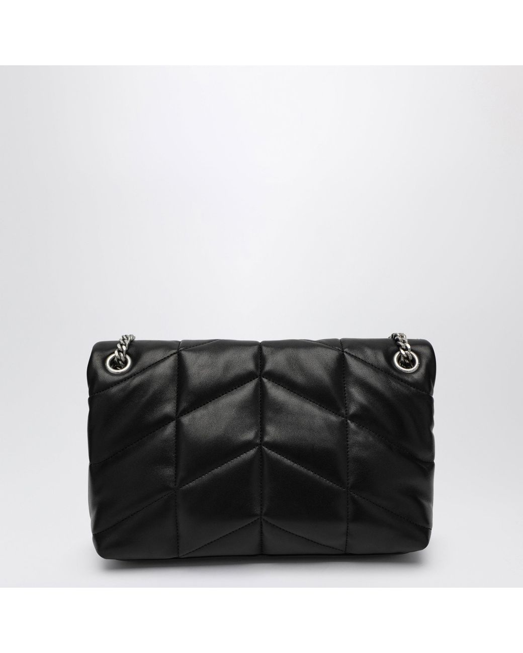 Saint Laurent Black Small Loulou Puffer Bag