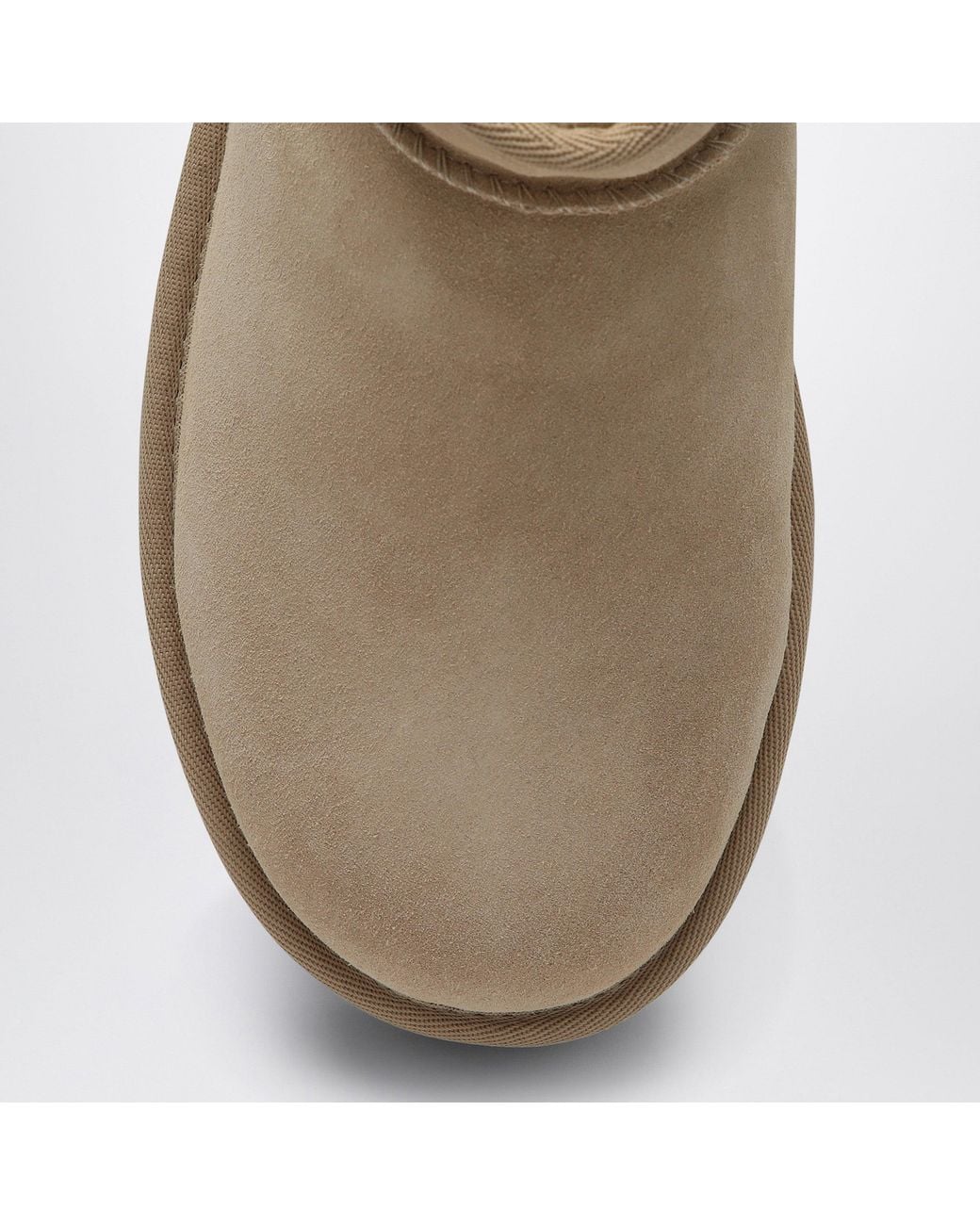 Ugg Natural Classic Ultra Mini Boots With Sandcoloured Platform
