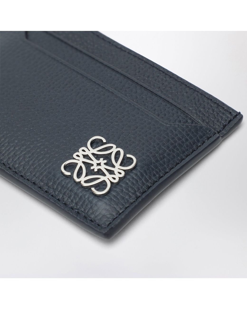 Loewe Blue Anagram Leather Cardholder