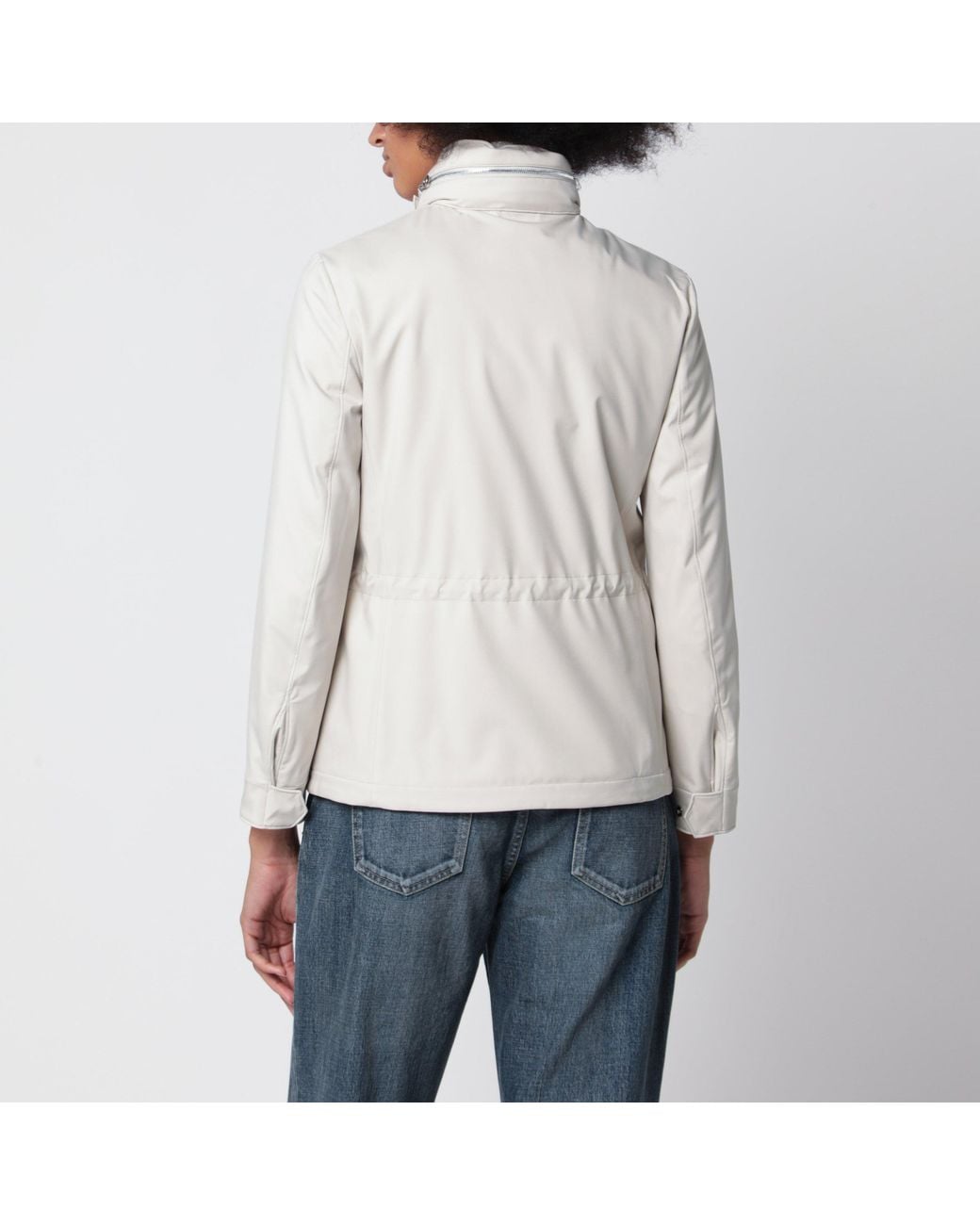 Loro Piana Gray Pearl Traveller Mini Field Jacket