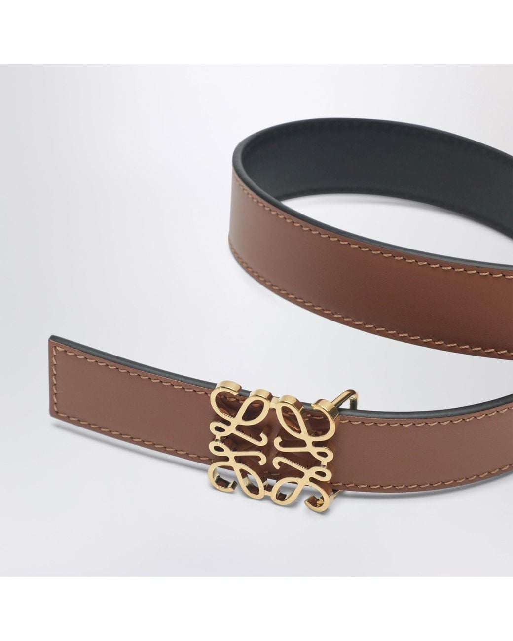Loewe Brown Reversible/ Anagram Belt