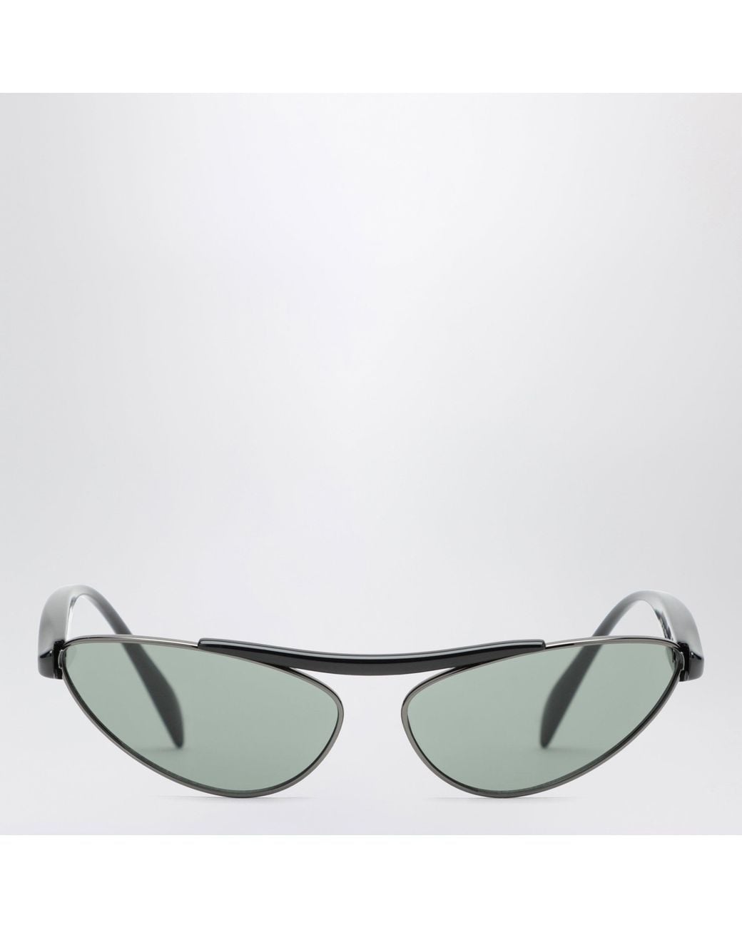 Bottega Veneta Metallic Oval Sunglasses