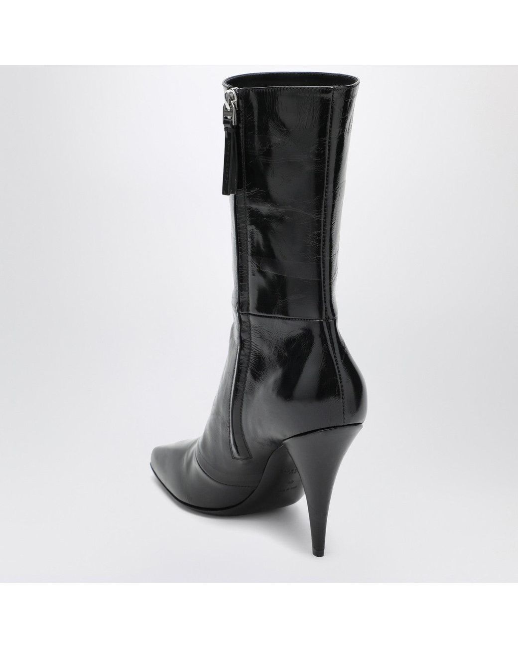 Givenchy Black Heeled Ankle Boots 'Square'