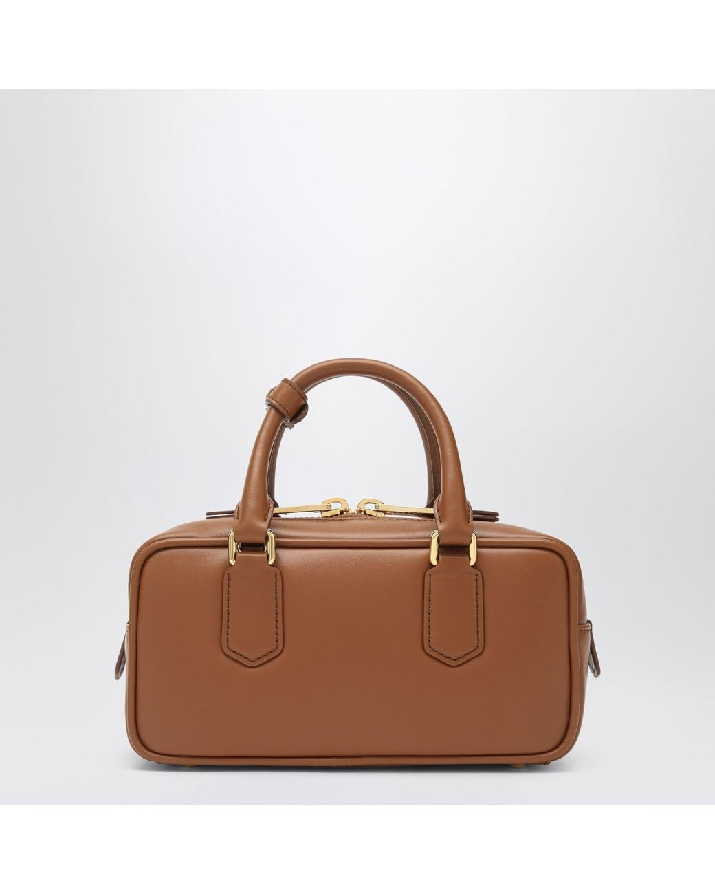 Miu Miu Brown Cognac-Coloured Arcadie Regular Satchel