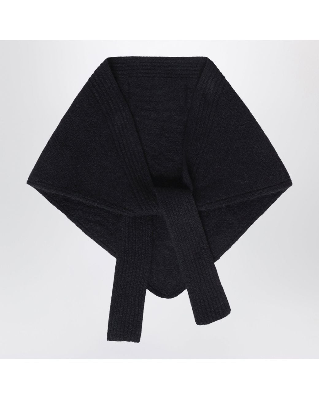 Jacquemus Black Gros Grain Scarf