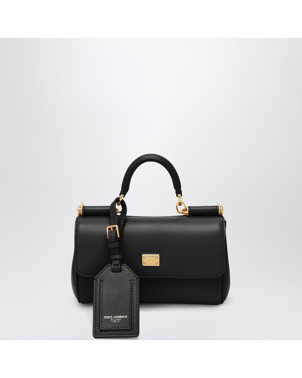 Dolce & Gabbana Black Mini My Sicily Handbag