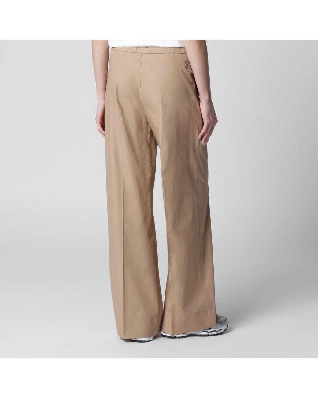 Moncler Natural Cotton Trousers