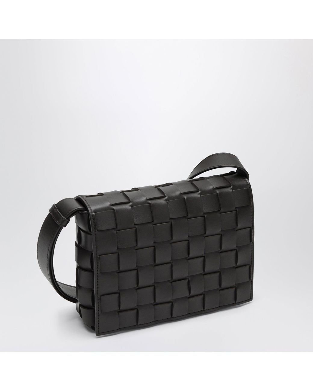 Bottega Veneta Black Orto Messenger Bag for men