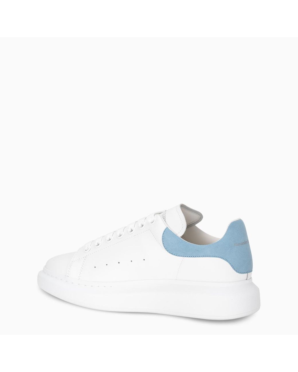 Alexander McQueen White And Light Blue Oversize Sneakers for Men | Lyst