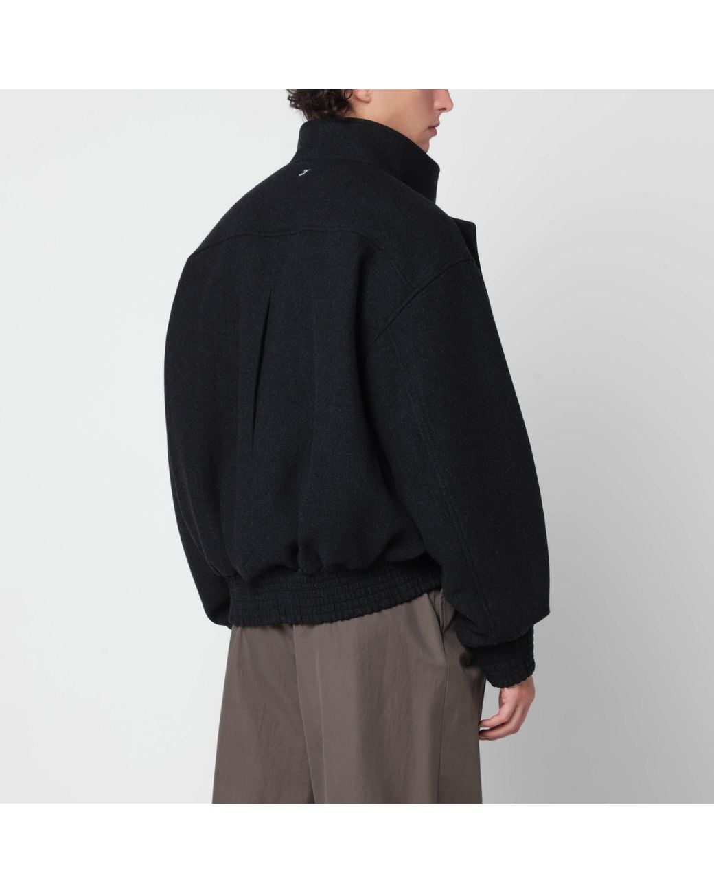 Jacquemus Black Dark Bomber Jacket for men