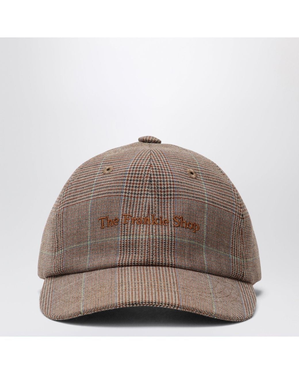 Frankie Shop Brown Prince Of Wales Frankie Cap