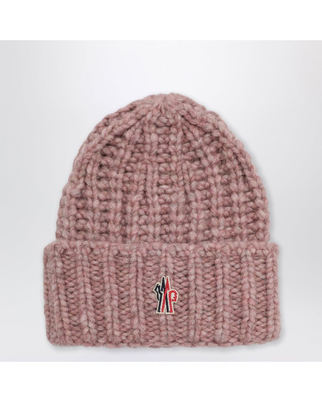 Moncler Red Cherry Ribbed Beanie