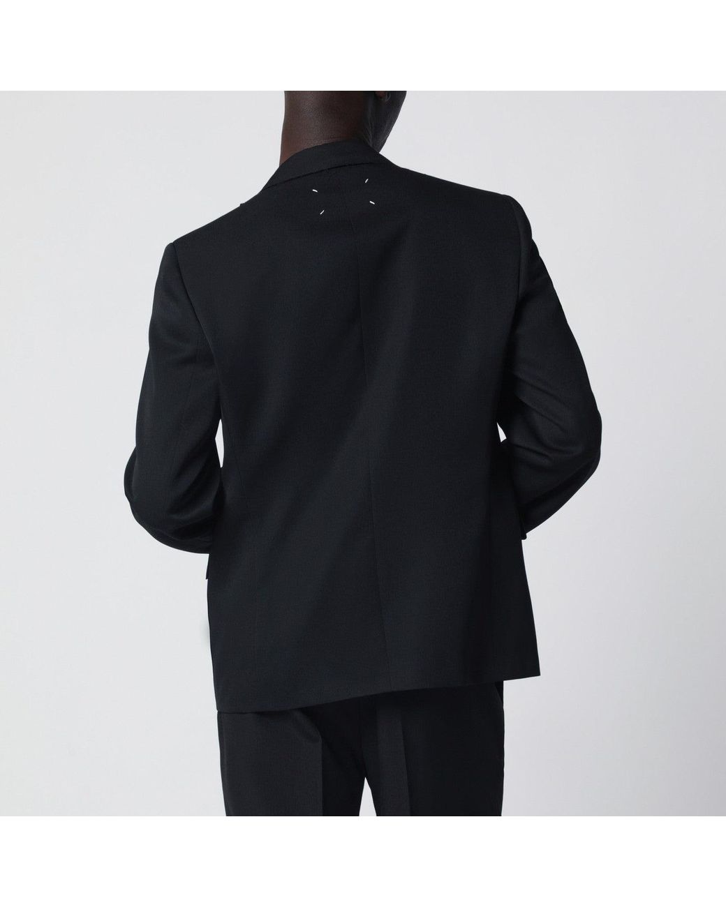 Maison Margiela Black Wool Single-Breasted Jacket for men