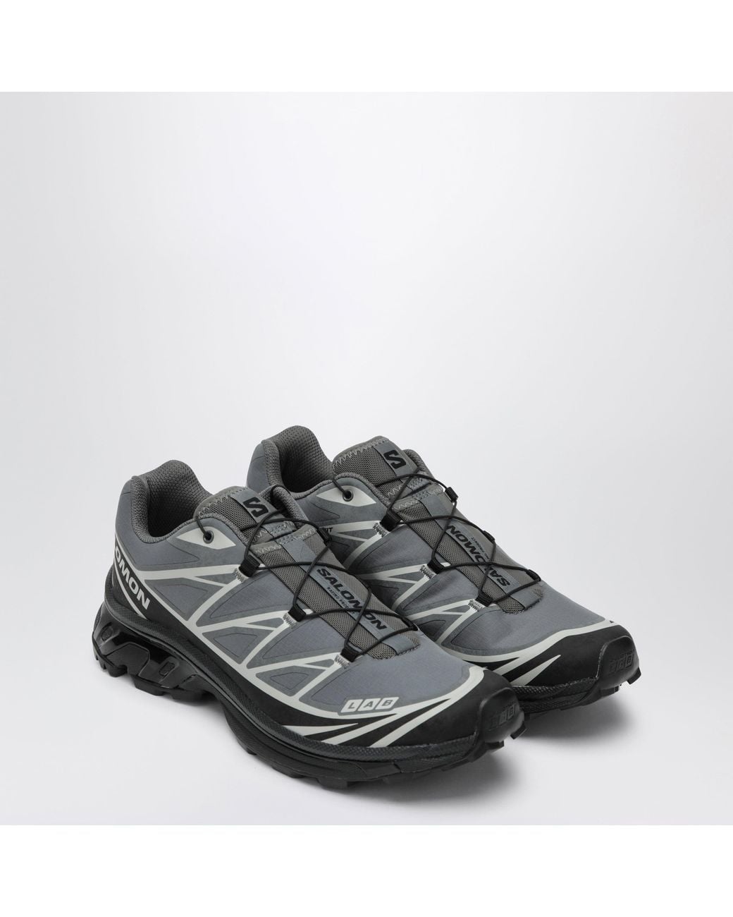 Salomon Gray Xt-6 Protective Castlerock Ripstop Sneakers for men