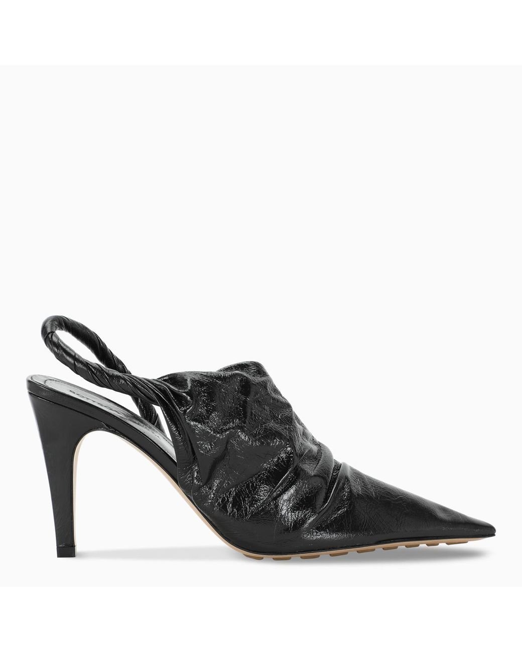 Bottega Black Pointed Pumps Lyst