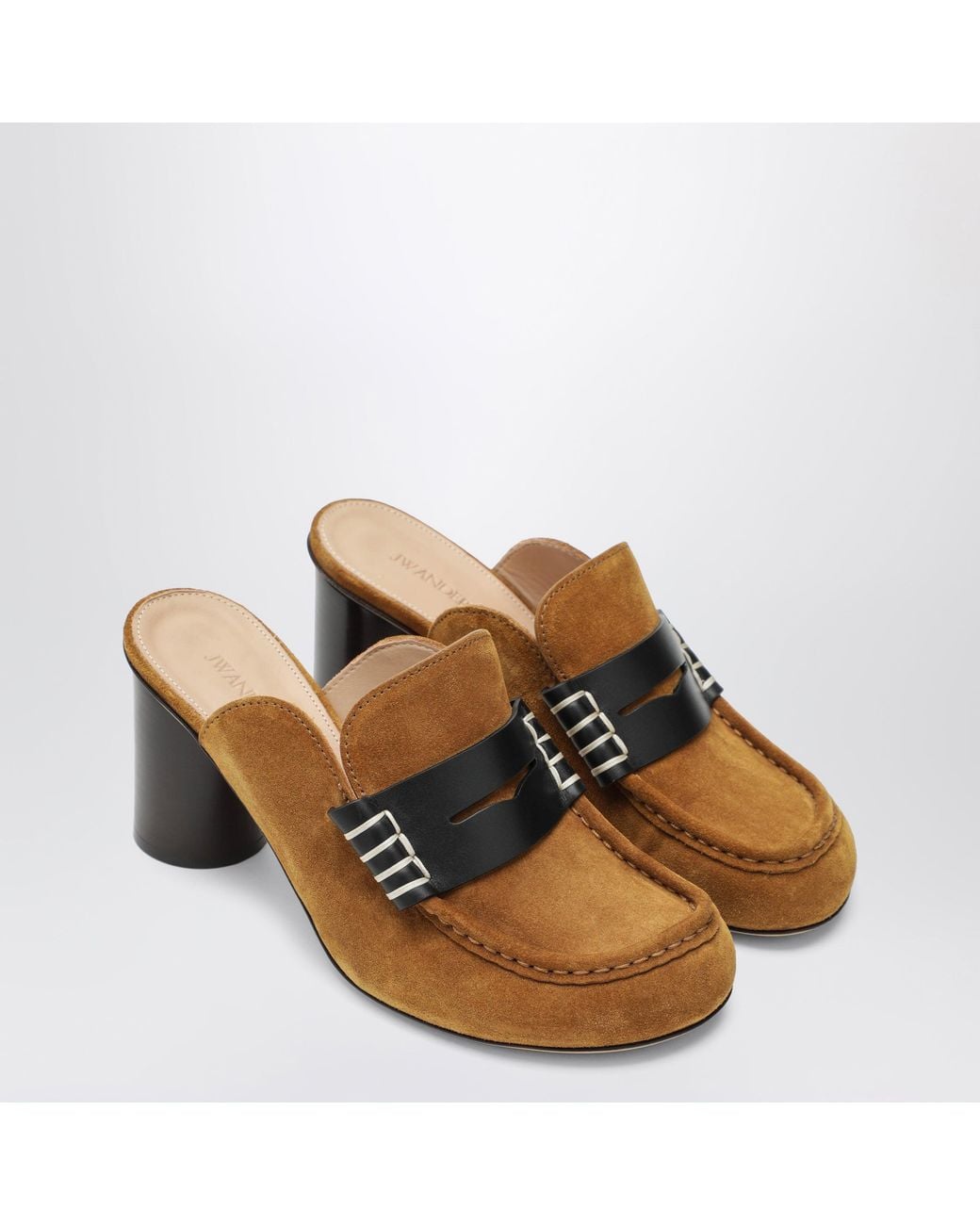 J.W. Anderson Brown Jw Anderson Caramel And Leather Heeled Moccasin
