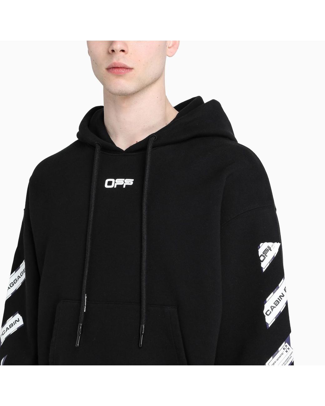 Off white black tape arrows hoodie hotsell