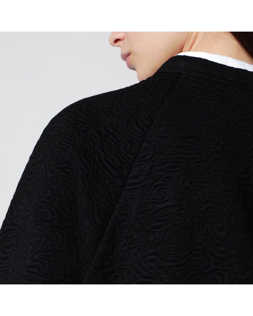Dries Van Noten Black Viscose-Blend Sweatshirt