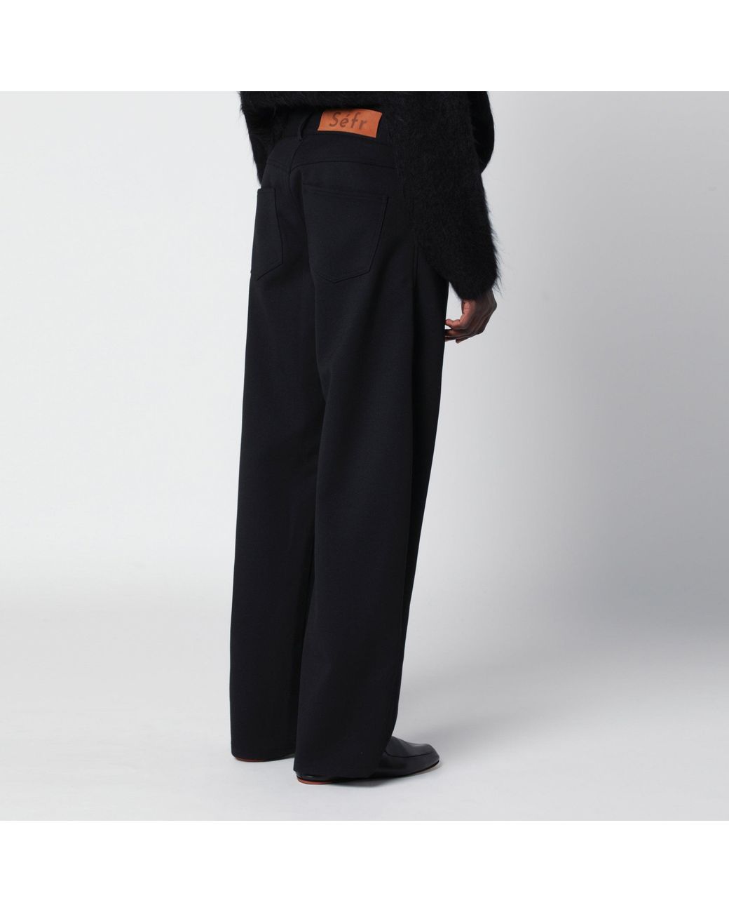Séfr Black Oktai Trousers for men