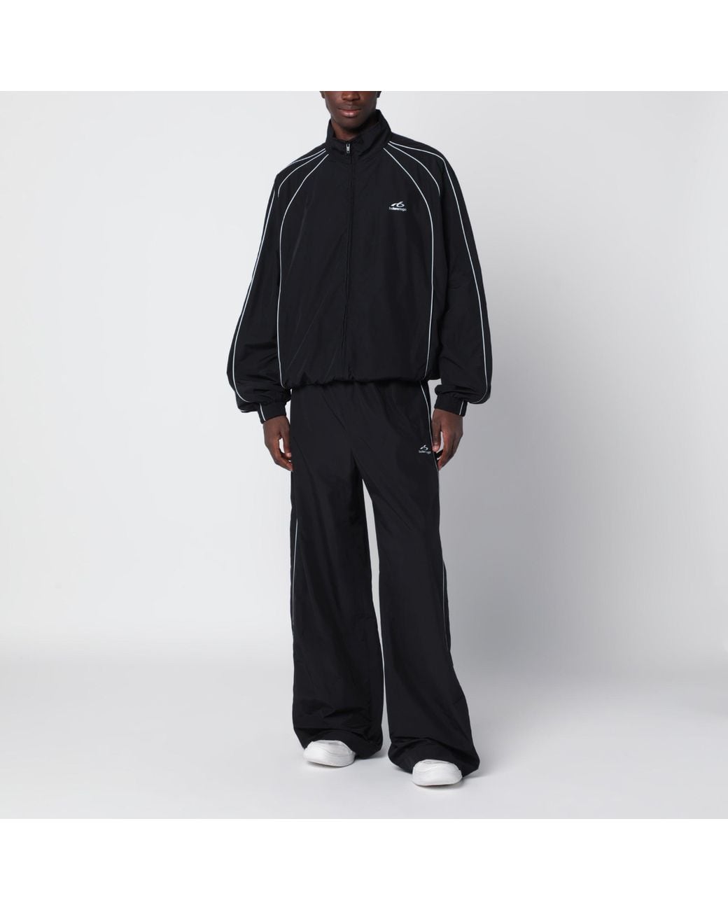 Balenciaga Black Zip-Up Sweatshirt for men