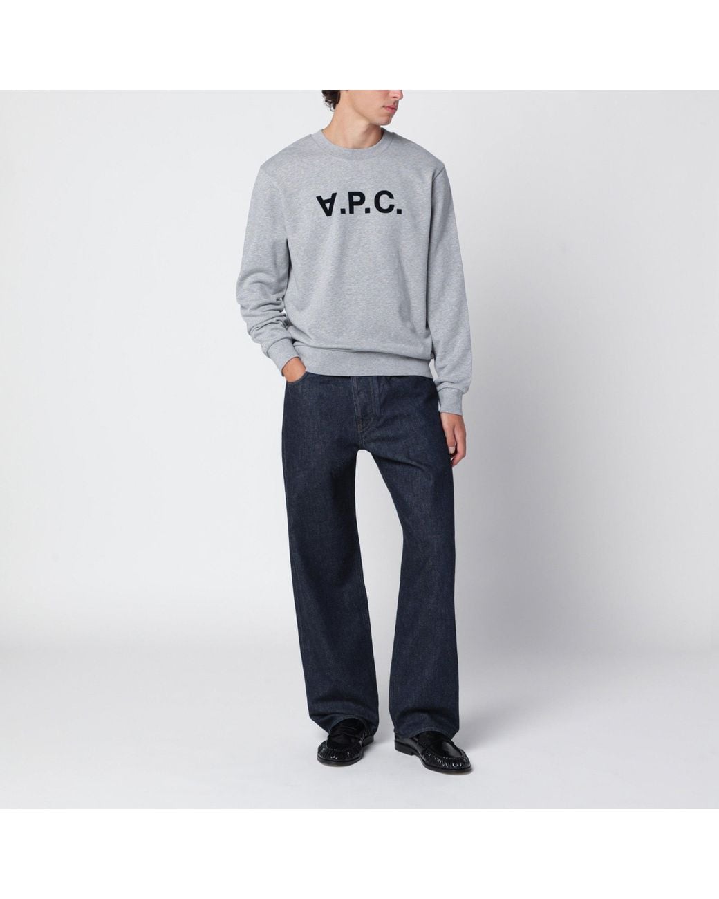 A.P.C. Gray Standard Grand Vpc Cotton Sweatshirt for men