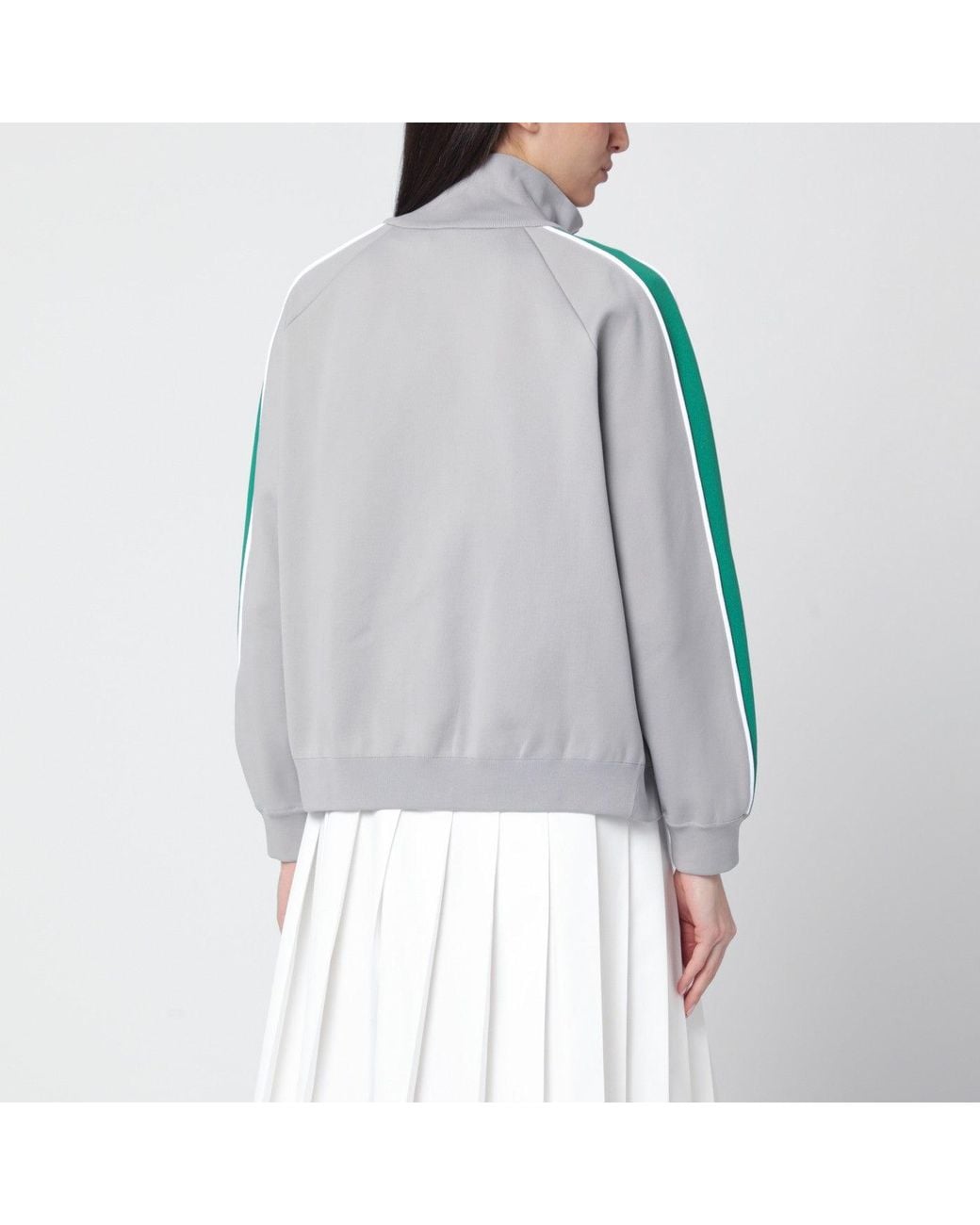 Miu Miu Gray Zip Sweatshirt