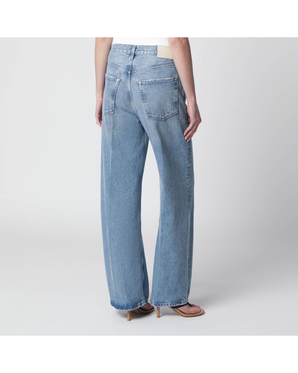 Citizens of Humanity Blue Cupid Wideleg Jeans