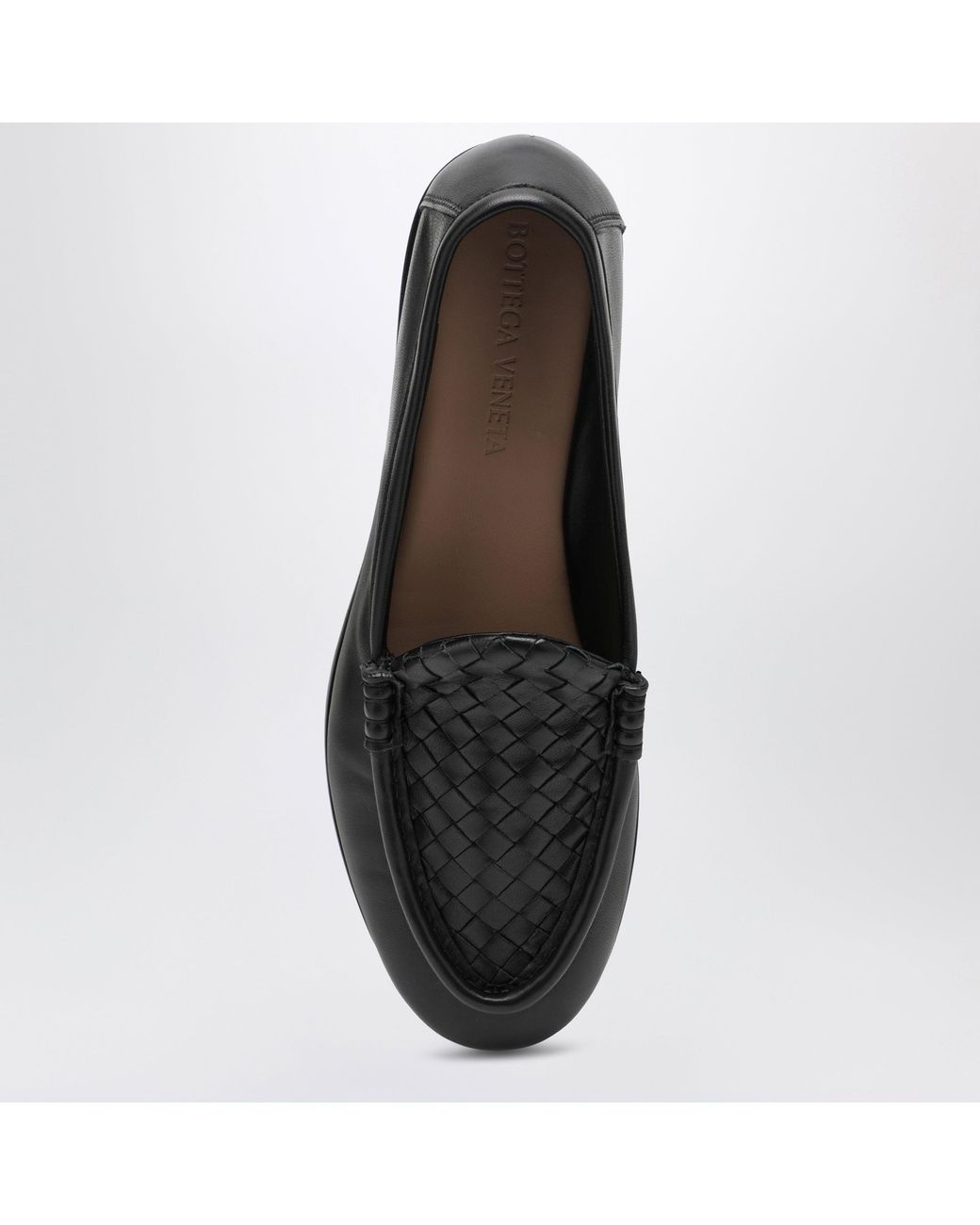 Bottega Veneta Black Silenzio Loafers